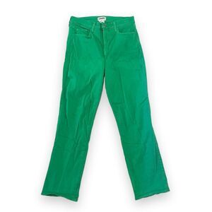 L'AGENCE Alexia High Rise Jeans Grass Green